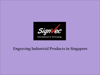 Engraving products Singapore