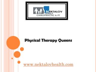 Physical Therapy Queens - www.nektalovhealth.com