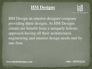 HM Designs Projects and Services