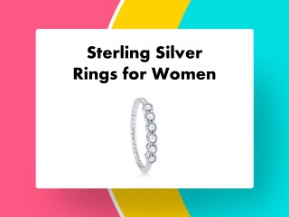 Sterling Silver Rings for Women