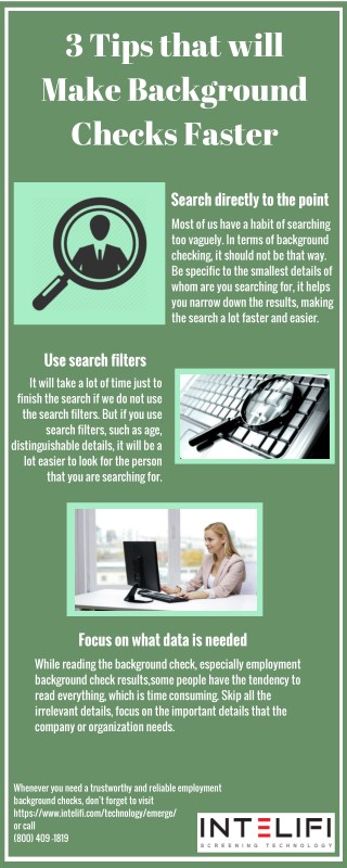 3 Tips that will Make Background Checks Faster