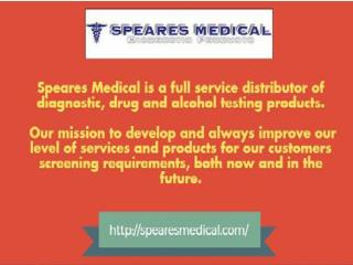 Buy Diagnostic Products - Speares Medical