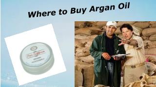 Where to Buy Argan Oil