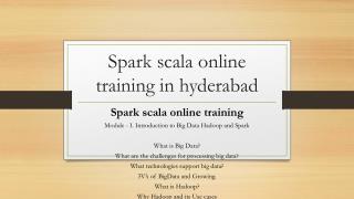 spark-scala online training in hyderabad