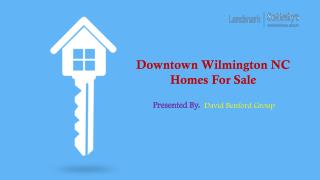 Downtown Wilmington NC Homes For Sale