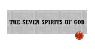 The seven spirits of god