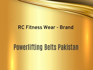 Powerlifting Belts Pakistan | Custom Leather Weightlifting Lever Belts | RC Fitness Wear