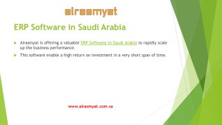 Offering better operational capabilities with Alrasmyat Manufacturing ERP in Saudi Arabia