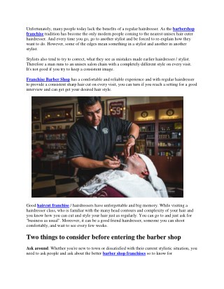 How to select a good barber shop