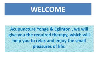 Acupuncture Yonge & Eglinton