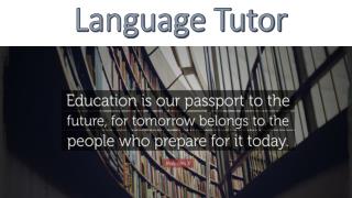 Language Tutor