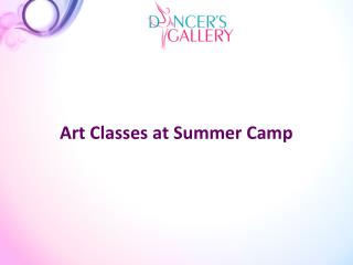 Art Classes at Summer Camp