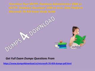 Get Valid Microsoft 70-459 Exam Questions - 70-459 Briandumps Dumps4Download