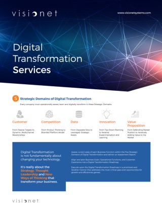 Digital Transformation Services - Visionet Systems