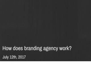 How does branding agency work | Newton Consulting