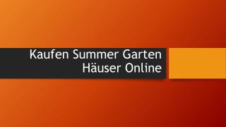 Kaufen Summer Garten Häuser Online