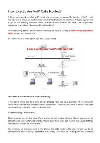 How exactly are VoIP calls routed?