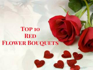 Top 10 red flower bouquets