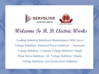 Servo Voltage Stabilizer Manufacturers