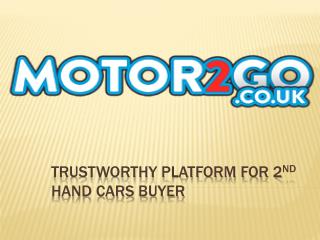 Trustworthy platform for 2nd hand cars buyer