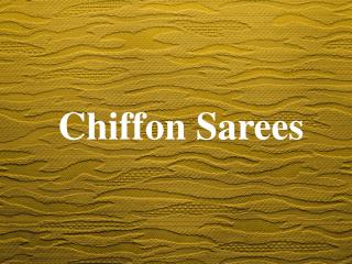 Chiffon Sarees