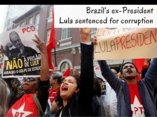 Brazil’s ex-president Silva sentenced to 10 years in prison for corruption