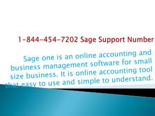 1-844-454-7202 Sage Tech Support Phone Number