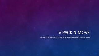 V Pack N Move - The Trusted Movers and Packers in India