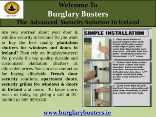 Door & Window Security in Ireland