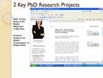 2 Key PbD Research Projects