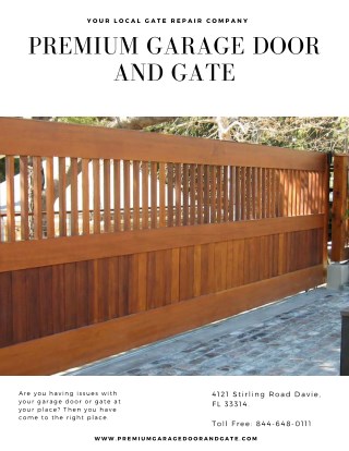 Garage Door and Gate installation company