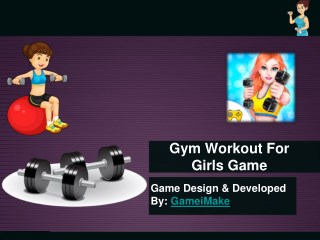 Gym Workout For Girls Game