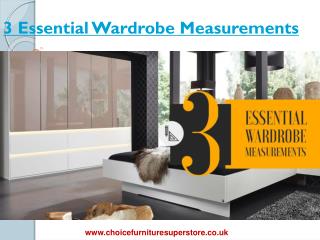 3 Essential Wardrobe Measurements