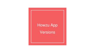 Dating app version updated | Howzu