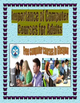 Importance of Computer Courses for Adults