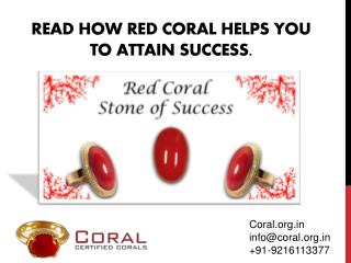 Red Coral – Stone of Success