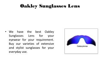 Oakley Replacement Lens
