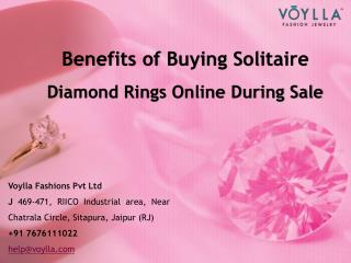 Benefits of Buying Solitaire Diamond Rings Online During Sale