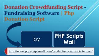 Fundraising Software | Php Donation Script - Donation Crowdfunding Script
