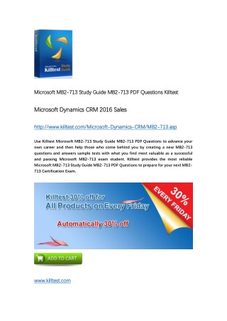 MB2-713 Microsoft Certification Training