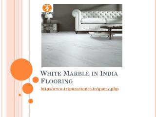 White Marble in India Flooring