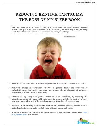 Best Toddler Sleep Book - Snooze For Kids