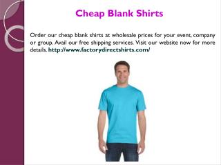 Womens Blank Shirts
