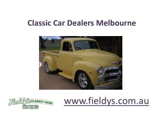 Classic Car Dealers Melbourne