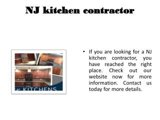 Custom Kitchen remodel NJ