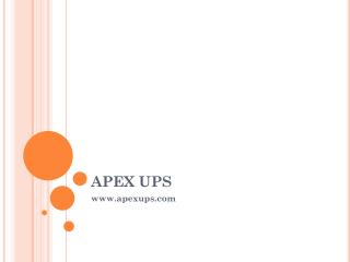 Online UPS Dealers in Chennai - Apex Ups