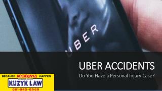 Uber Accidents and the Law:  Do You Have a Personal Injury Case?