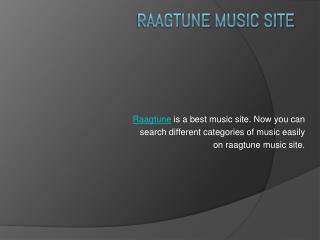 Raagtune Music Site