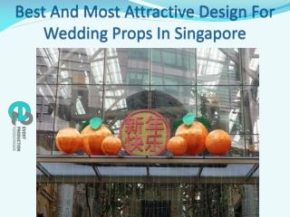 Best And Most Attractive Design For Wedding Props In Singapore