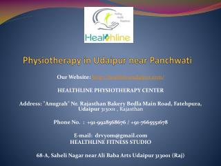 Physiotherapy in udaipur near panchwati